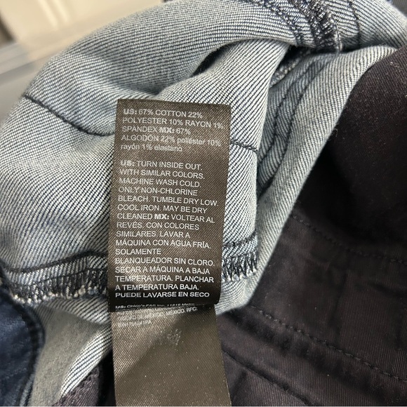 White House Black Market High Rise Wide Leg Cargo Jeans Size 2 - Picture 14 of 14